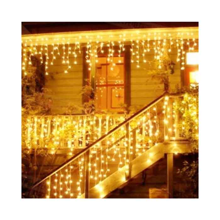 Serie Navideña Cascada 1000 Luces Leds 16m Exterior Navidad interior / Exterior - Blanco Calido