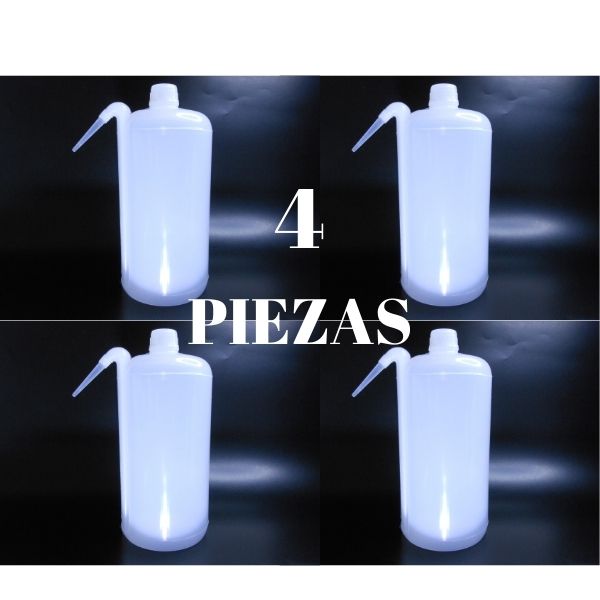 Piceta integral 4 piezas de 125ml para laboratorio