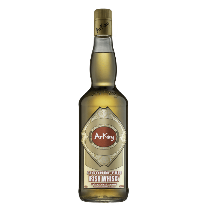 Bebida Arkay Sabor Irish Whisky Sin Alcohol - Botella De 1 L