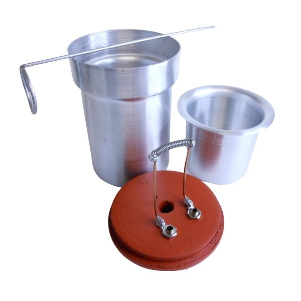 Calorimetro doble pared con resistencia uso educacional para laboratorio