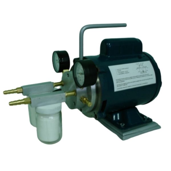 Bomba de vacio y presión uso educacional para laboratorio