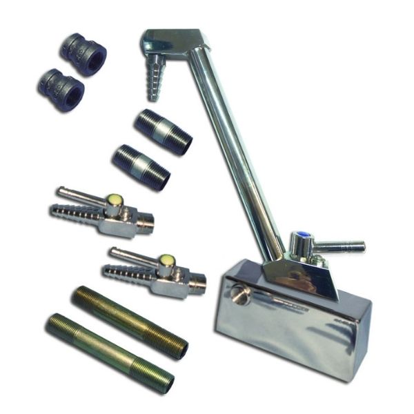 Llave combinada Agua-Gas para laboratorio