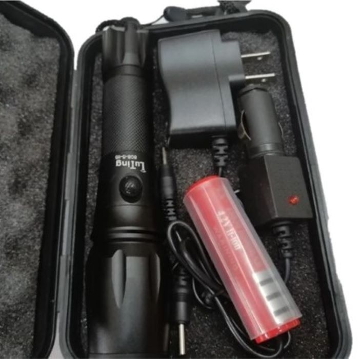 Lampara Táctica T6 Recargable 10000 Lumenes Doble Cargador