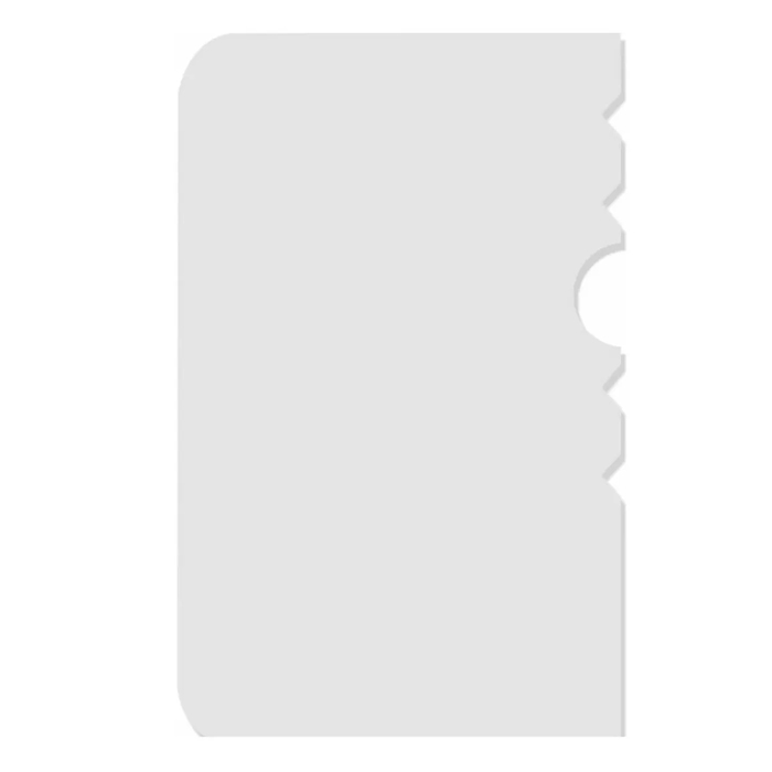 Aleissi 4 Peines Alisadores  Raspa o Marcadores de Pastel para Reposteria.