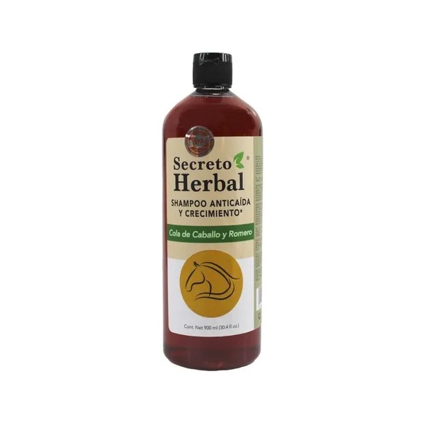 Shampoo Secreto Herbal Anticaida Cola Caballo Romero 900ml