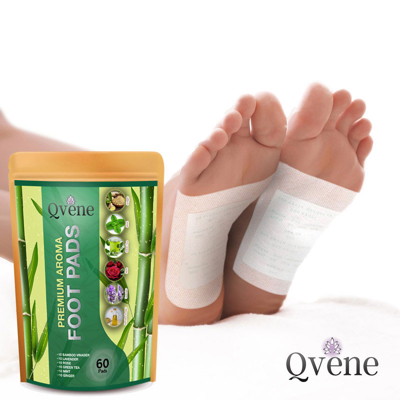QVENE 60 PARCHES DETOX PARA ELIMINAR LAS TOXINAS 100% NATURALES 