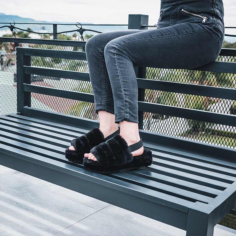 Sandalia De Peluche Super Comoda Para Dama De Moda Con Resorte De 1ra Calidad Lolly Pop