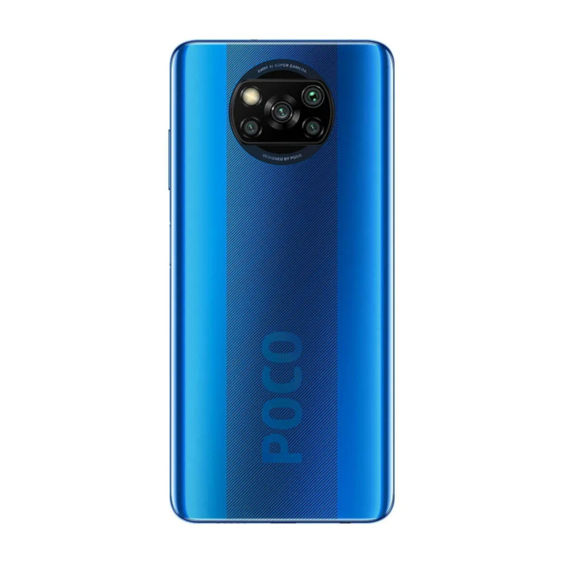 Celular Xiaomi Poco X3 128GB 6GB Ram NFC Version Global Azul Cobalto