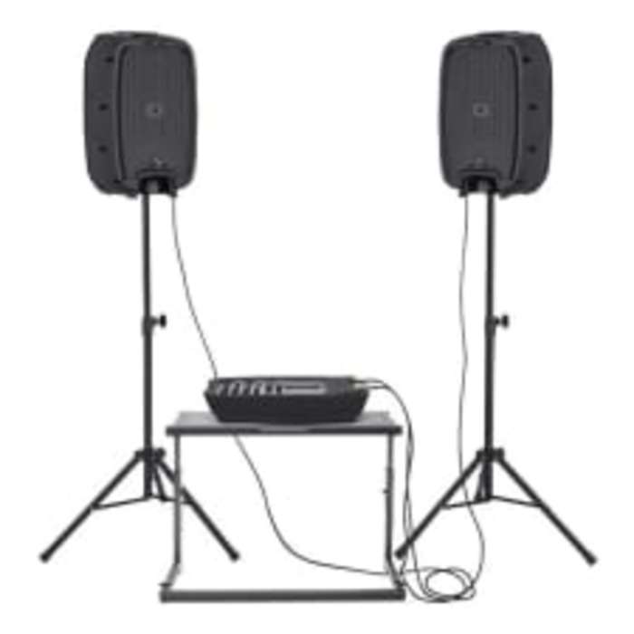 BAFLE PORTATIL AMPLIFICADOR REPRODUCTOR MP3 200W MP3 USB NEGRO STEREN       BAF515