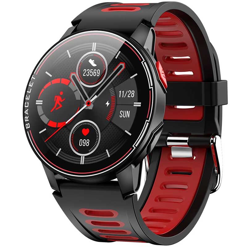 Fralugio Reloj Inteligente Smartwatch Deportivo Full touch L6 Notificaciones