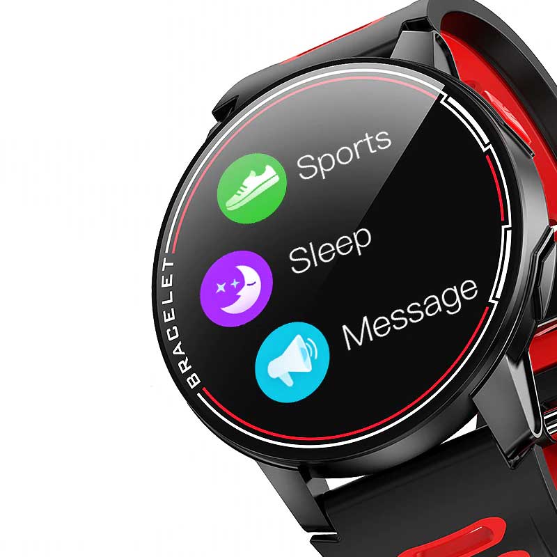 Fralugio Reloj Inteligente Smartwatch Deportivo Full touch L6 Notificaciones