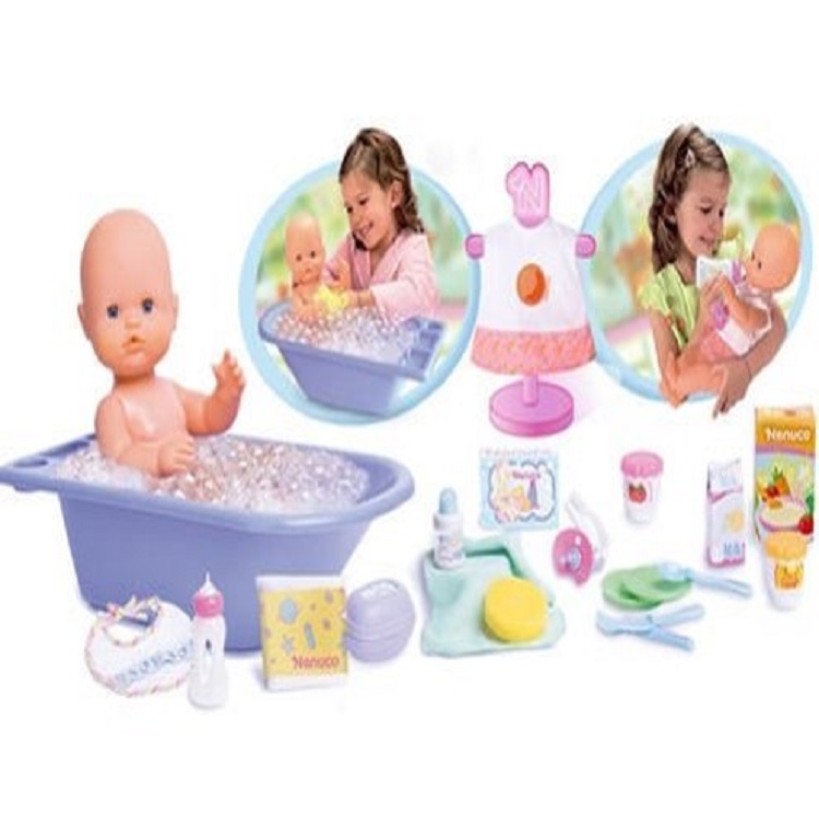 Paquete Nenuco Baúl Bañera y Hora De Dormir Minnie Mouse