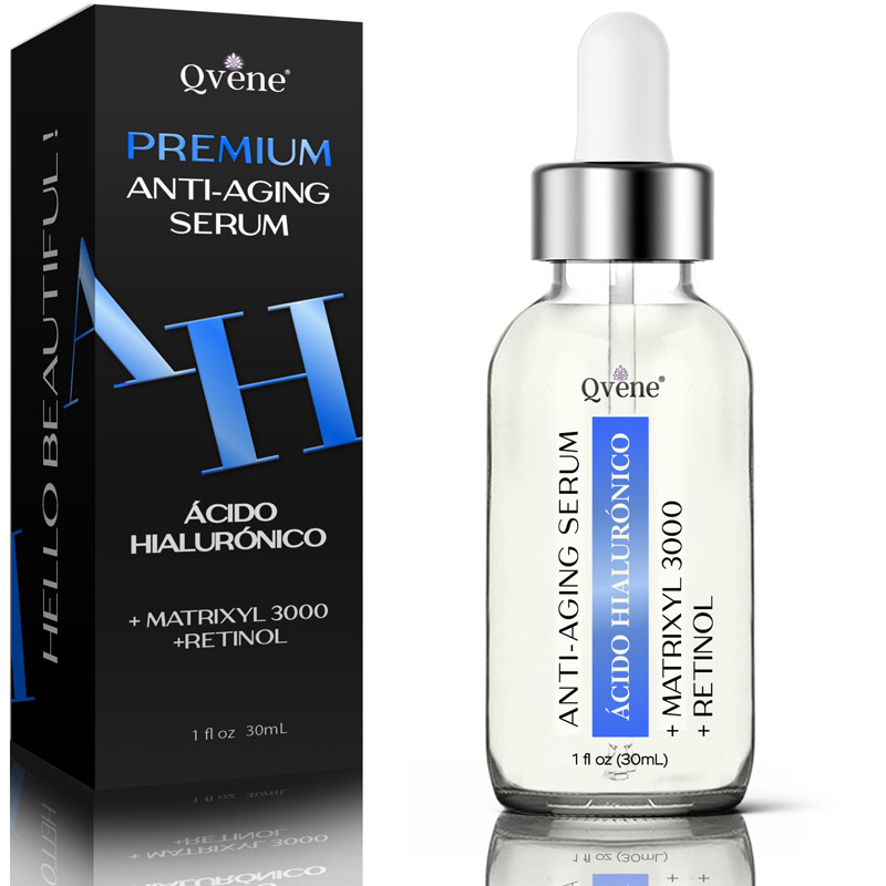 QVENE SERUM ACIDO HIALURÓNICO PURO AL 3% + MATRIXYL AL 2% + RETINOL AL 1% - 30ML