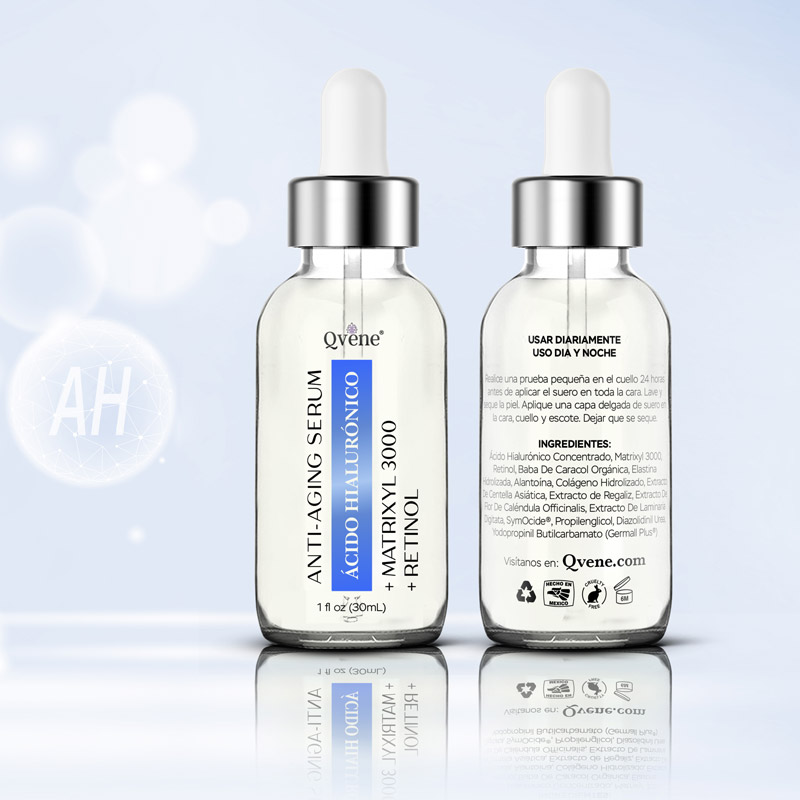 QVENE SERUM ACIDO HIALURÓNICO PURO AL 3% + MATRIXYL AL 2% + RETINOL AL 1% - 30ML