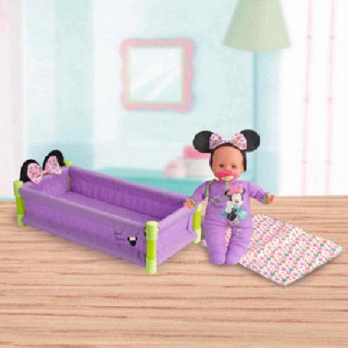 Paquete Nenuco Baúl Bañera y Hora De Dormir Minnie Mouse