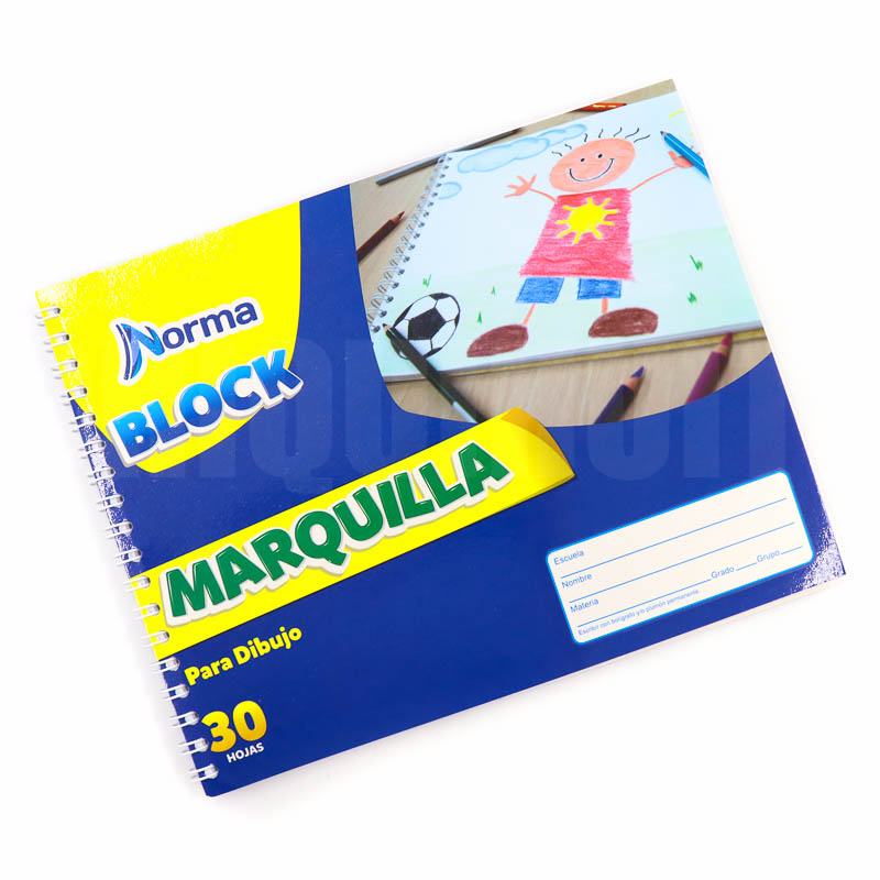 Block De Dibujo Cartulina Norma 30h Escolar