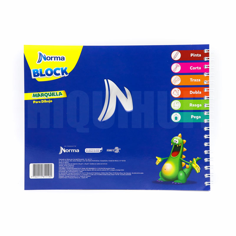 Block De Dibujo Cartulina Norma 30h Escolar