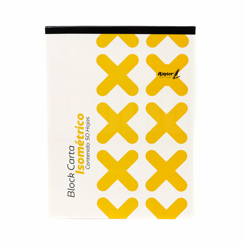 Block Carta Isometrico Rayter 50h Hojas Isometricas Bond
