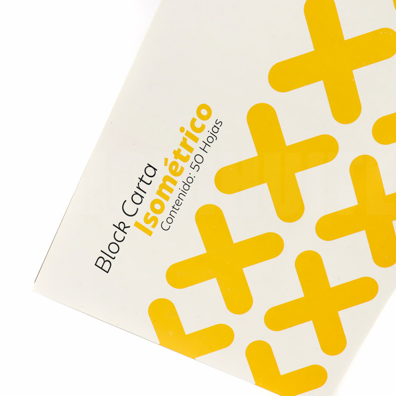 Block Carta Isometrico Rayter 50h Hojas Isometricas Bond