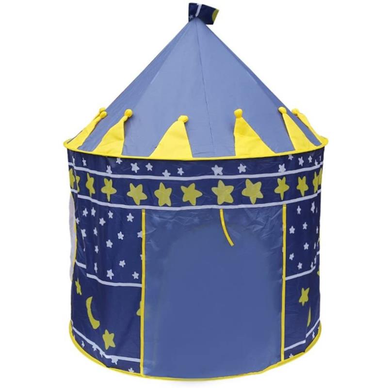 Casita Para Niños, Casa De Campaña, Fácil De Armar Corona Azul