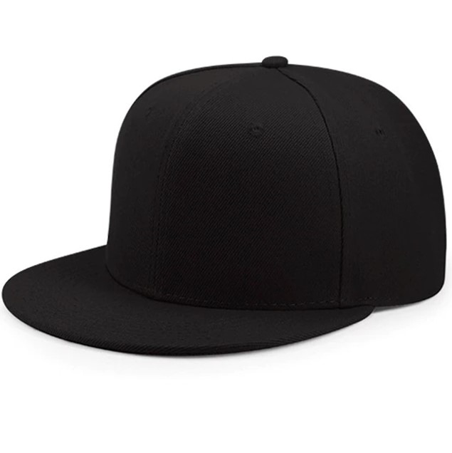 Gorra Plana lisa SnapBack Negra