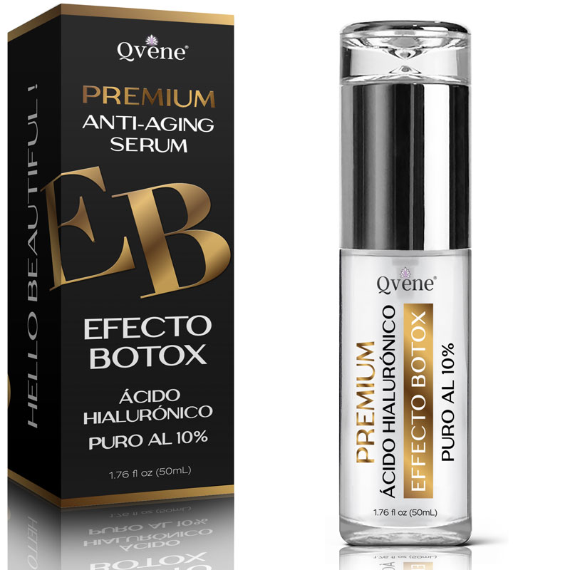 QVENE SERUM ACIDO HIALURONICO AL 10% PURO, EFECTO BOTOX 50ml / 1.76oz