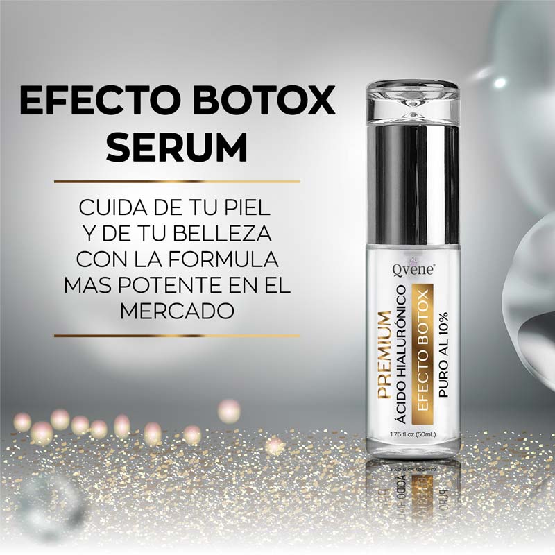 QVENE SERUM ACIDO HIALURONICO AL 10% PURO, EFECTO BOTOX 50ml / 1.76oz