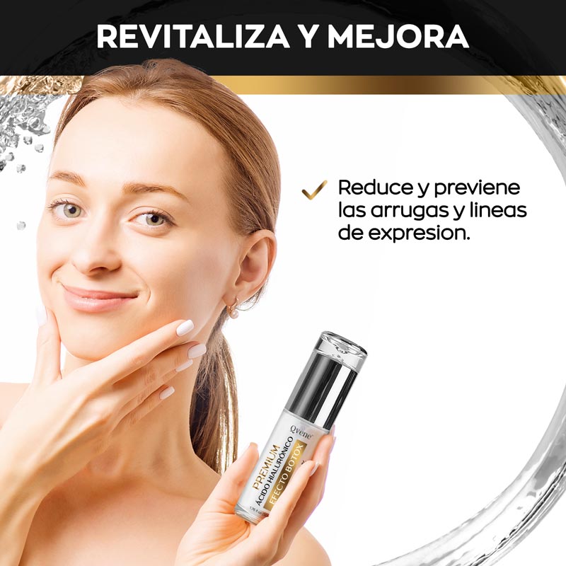 QVENE SERUM ACIDO HIALURONICO AL 10% PURO, EFECTO BOTOX 50ml / 1.76oz