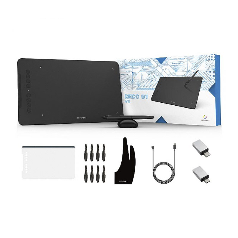 Tableta Digitalizadora Xp-pen Deco 01 V2 Pc Android
