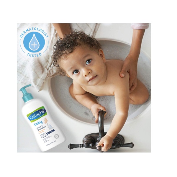 Cetaphil Baby Wash And Shampoo 399ml Organic Jabón Líquido