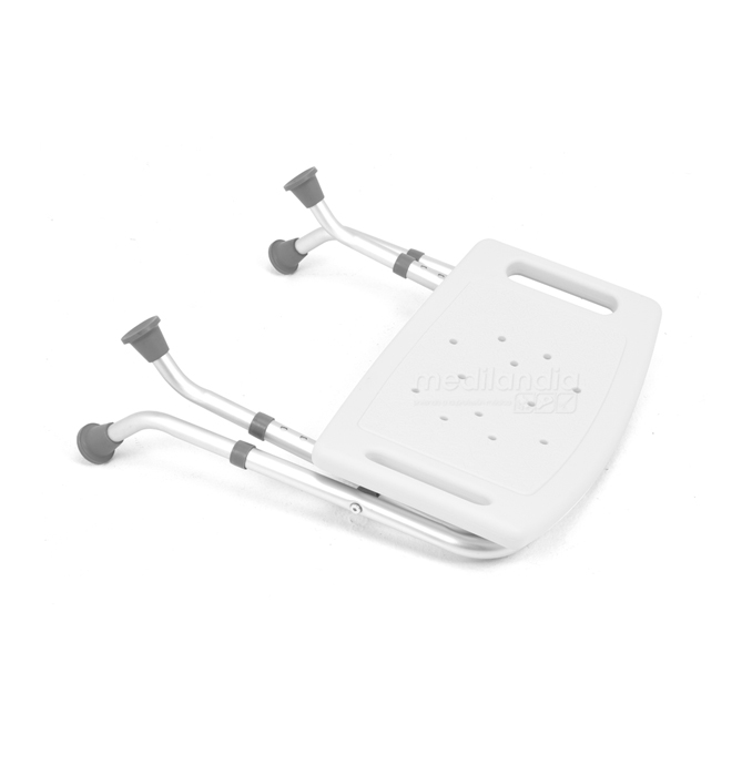 Silla para ducha plegable sin respaldo, 2CARE