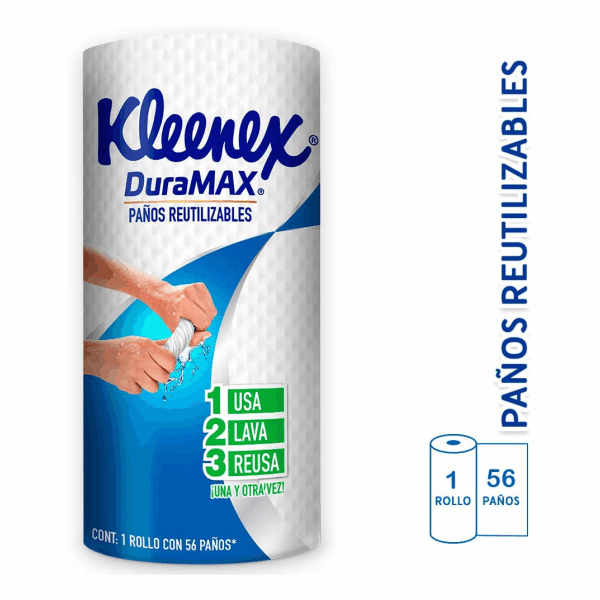 Kleenex Servitoalla Duramax Toallas Reutilizables 56 Paños Toallitas de Cocina