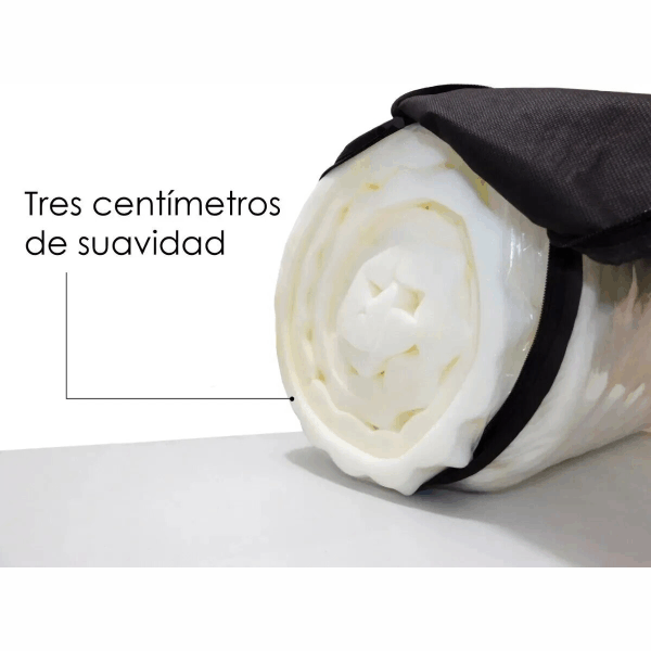 Colchoneta Topper de colchón Sobre colchón Sobrecolchón King Size Ortopédica Para Cama Ortopédico