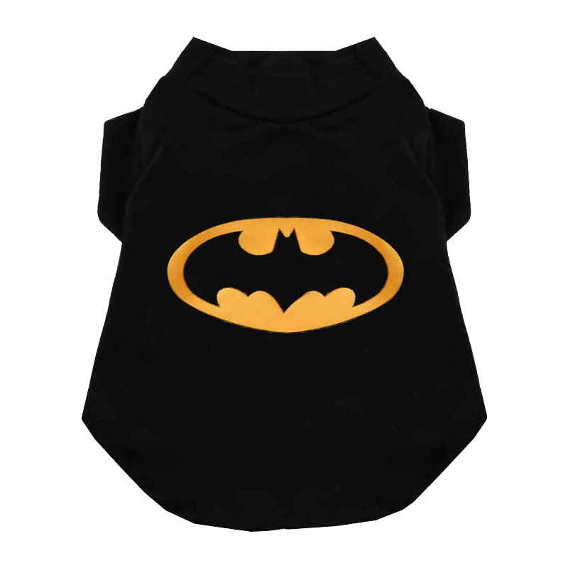 Ropa Para Mascotas (Perros) Playera Negra Batman Talla S