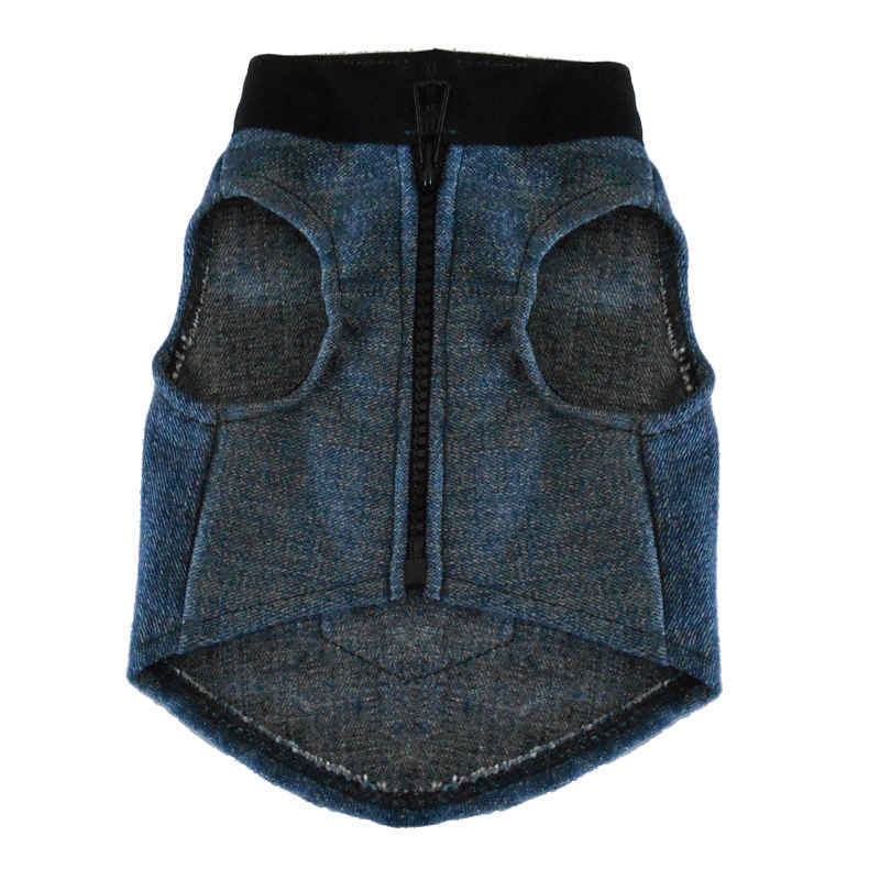 Ropa Para Mascotas (Perros) Chaleco Doble Gris Talla S