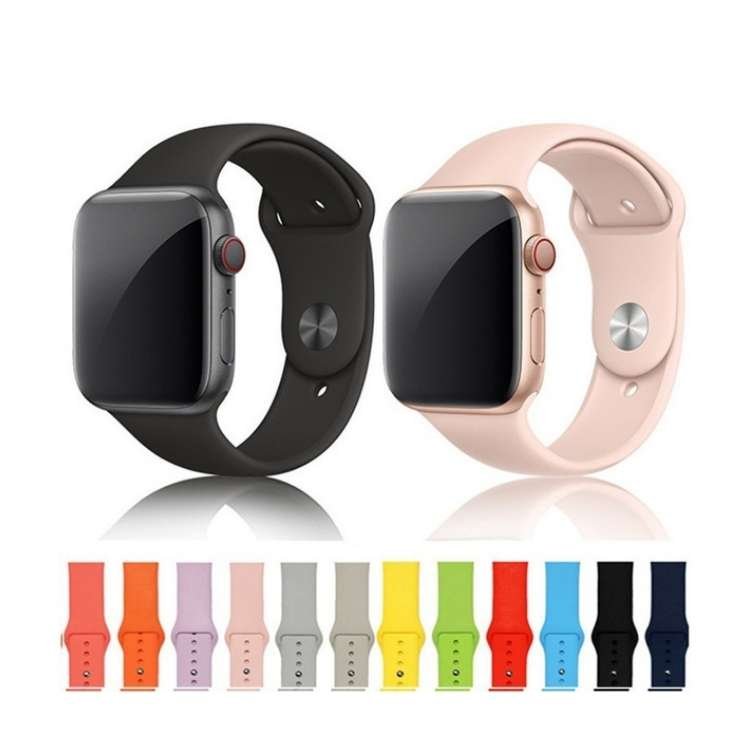 Correa Silicon Apple Watch 1, 2, 3, 4, 5, 6 Y SE talla 38 40 42