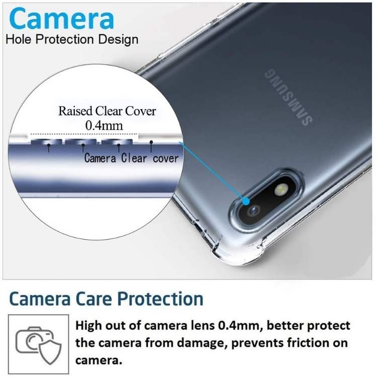 Mica + Funda Samsung A10 Contra Golpes