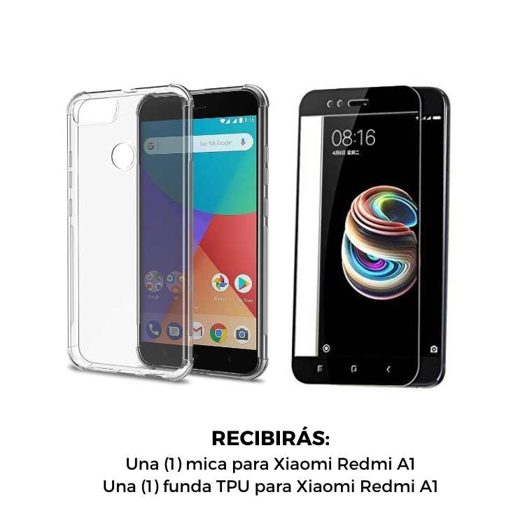 Mica + Funda Xiaomi Redmi A1 Contra Golpes