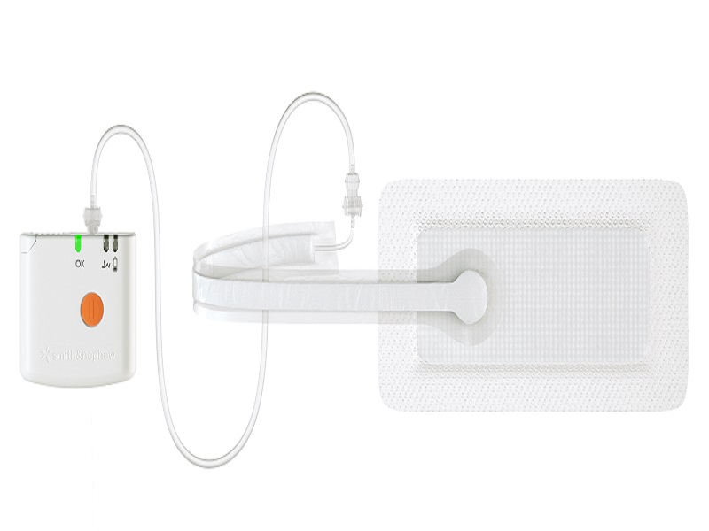 PICO 7 Kit de Terapia de Presión Negativa de un SOLO USO  con una minibomba y dos apósitos adhesivos Multisite Large 20x25 cm Kit