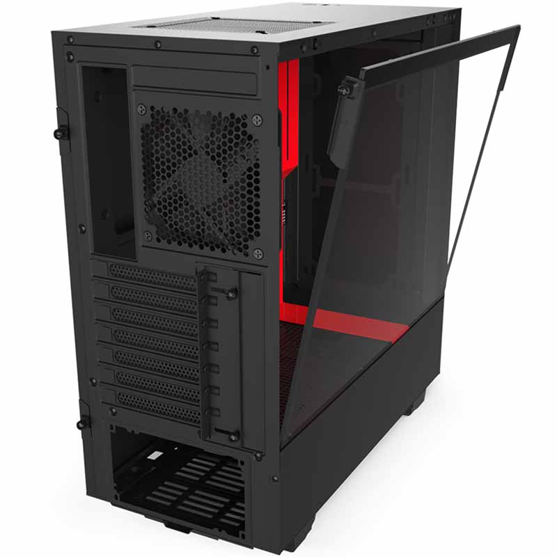 Gabinete Gamer NZXT H510 Cristal Templado ATX CA-H510B-BR