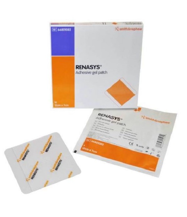 RENASYS ADHESIVE GEL PATCH. Apósito adhesivo de silicón compatible con PICO y  los Kits de esponja Renasys. 10x10cm.  Caja c/10