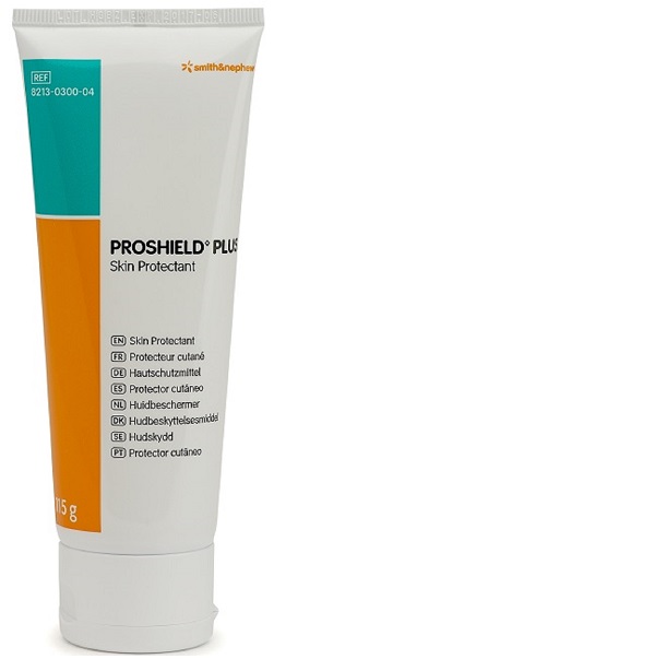 PROSHIELD Plus. Crema hidratante y protectora con 5% de dimeticona para pacientes con incontinencia. Tubo 118 gr. (4 oz)  Pieza