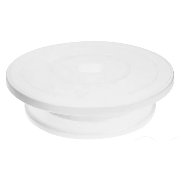 Aleissi Base Soporte Giratoria para Decorar Pasteles Tarta Torta Reposteria Fondant Cocina (Blanco)