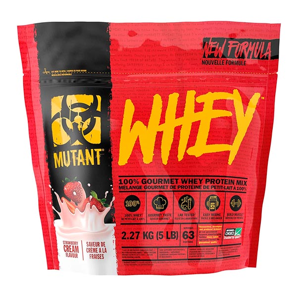 PROTEINA  MUTANT WHEY 63 SERV. SABOR  STRAWBERRY CREAM