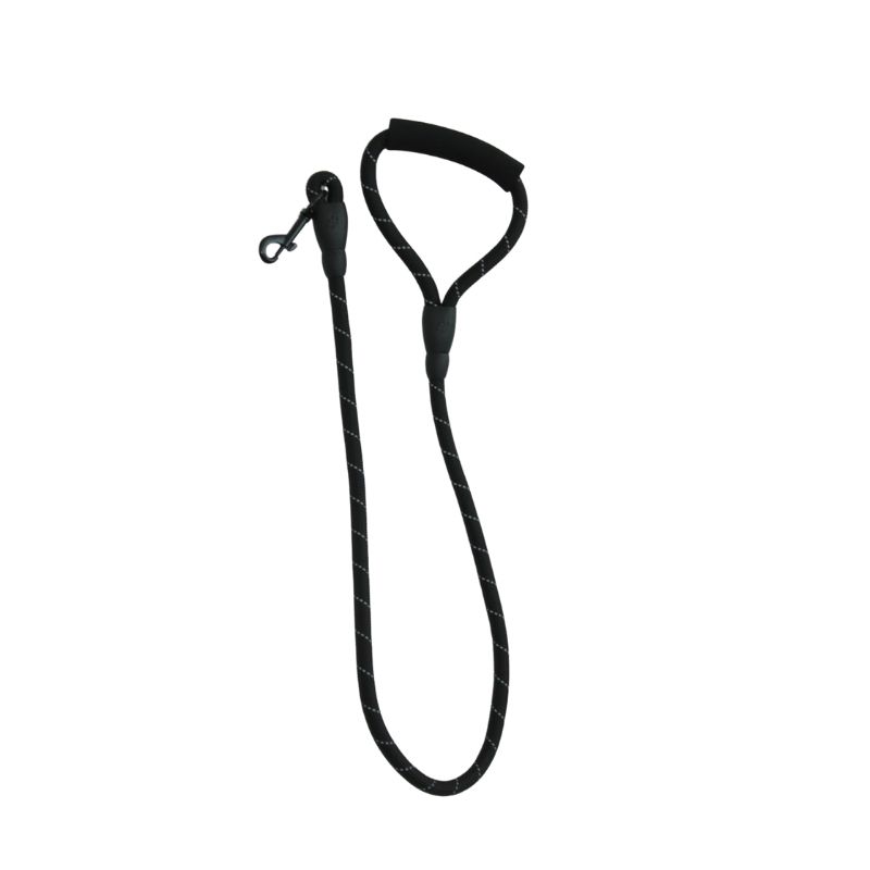 Correa de Nylon para Perro, Mascota, LBP, Reforzada Resistente Uso Rudo 150cm (60in) -Negro