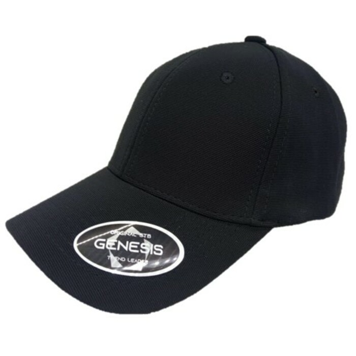 Gorras Visera Curva Lisa Génesis Negro