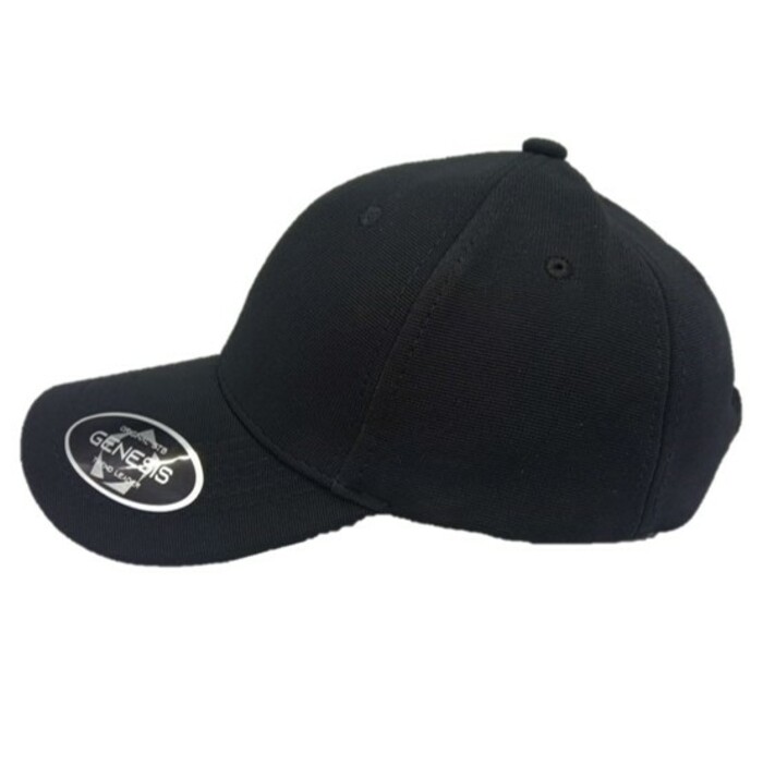 Gorras Visera Curva Lisa Génesis Negro