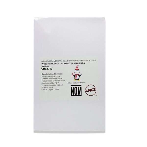 Muñeco Inflable Navideño Pinguino Con Bufanda Luz Led