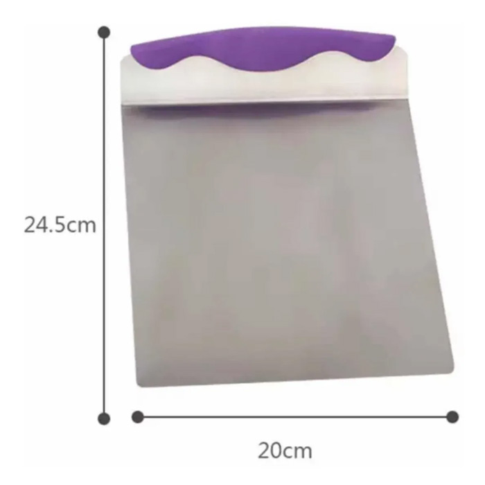 Aleissi Elevador Transportador Espatula Pastel Reposteria Fondant (Morado)