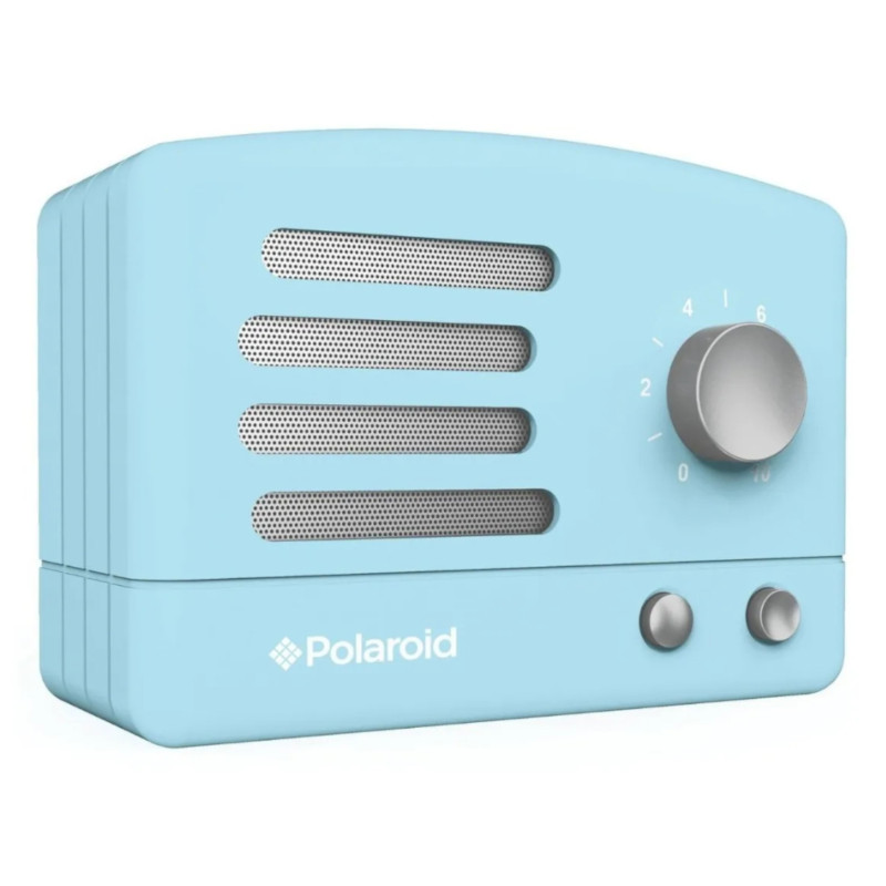 Bocina Bluetooth Polaroid Retro Radio HD Portátil PBT530BL Azul